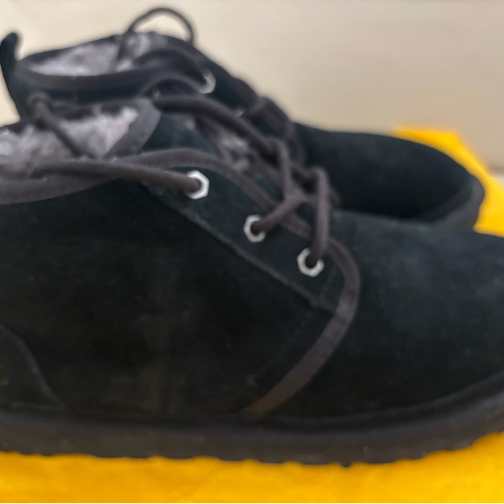 UGG Black Chukka Boots with Suede Finish